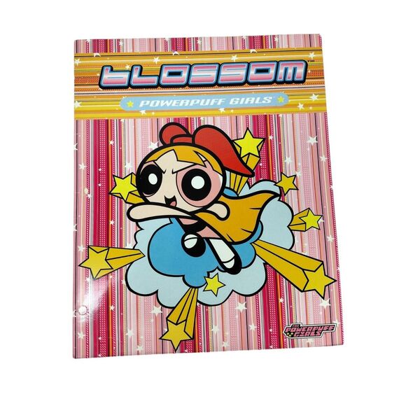 Y2K Powerpuff Girls Blossom Buttercup Bubbles 3 Ring Binder Folder Lot of 4 - Picture 3 of 12